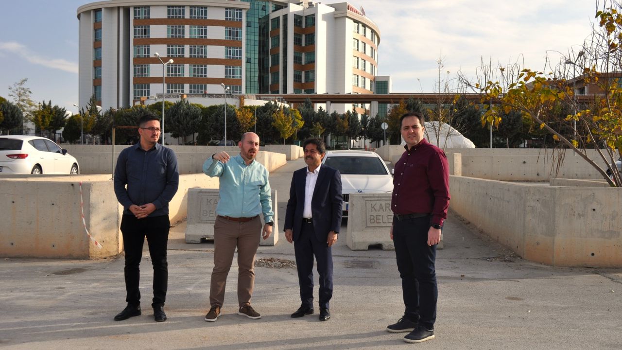 Milletvekili Osman Sağlam Hastane GES Projesinde İncelemede Bulundu