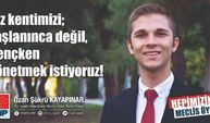 Ozan Şükrü Kayapınar Adaylığını Açıkladı