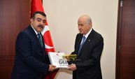 MHP Karaman Heyeti Bahçeli İle Görüştü