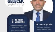 Karaman TOBB Fen Lisesi’nde Gençlik Söyleşisi Gerçekleştirildi