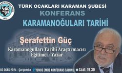 Karamanoğulları Tarihi Konferansı Düzenlenecek