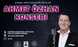 Ahmet Özhan Karaman’da Sahne Alacak