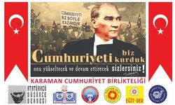 Karaman Cumhuriyet Birlikteliğinden Cumhuriyet Bayramı ve Atatürk Haftası Etkinliği