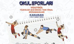 Voleybol Yarı Final Müsabakaları Karaman’da