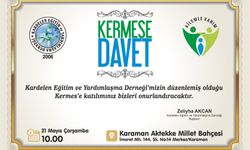Kardelen Eğitim ve Yardımlaşma Derneği’nden Kermese Davet