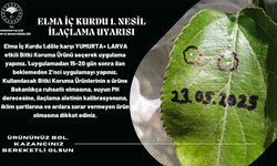ELMA İÇ KURDU İLAÇLAMA UYARISI