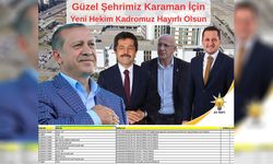 Karaman’a Hayırlı Olsun!