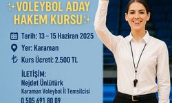 KARAMAN VOLEYBOL HAKEMLİK KURSU DUYURUSU