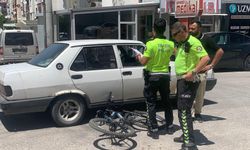 KARAMAN’DA OTOMOBİLLE ÇARPIŞAN BİSİKLET SÜRÜCÜSÜ YARALANDI