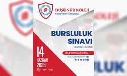 DÜŞÜNÜR KOLEJİ’NDEN KARAMANLI ÖĞRENCİLERE KARNE HEDİYESİ: BURSLULUK SINAVI 14 HAZİRAN’DA!