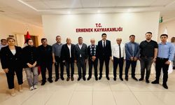 KAYMAKAM FATİH ERDOĞAN'DAN VEDA ZİYARETİ