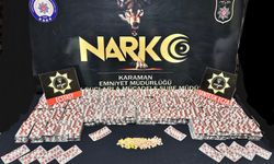 KARAMAN'DA 6 BİN 74 ADET UYUŞTURUCU HAP ELE GEÇİRİLDİ