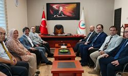 OSMAN SAĞLAM’DAN BAŞHEKİMİ TEBRİK VE HASTALARA ZİYARET