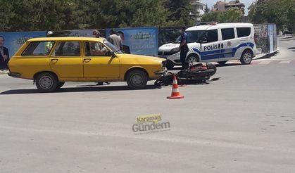 Karaman’da Trafik Kazası: 1 Yaralı