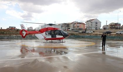 Minik Zeynep Nisa Helikopter İle Sevk Edildi