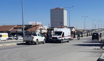 Karaman İbrahim Öktem Caddesi trafik kazası: 1 yaralı