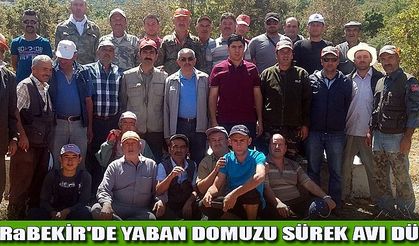 KAZIMKAREBEKİR'DE YABAN DOMUZU SÜREK AVI DÜZENLENDİ
