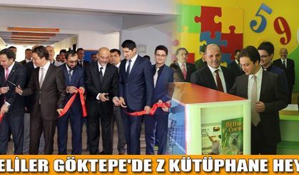 SARIVELİLER GÖKTEPE'DE Z KÜTÜPHANE HEYECANI