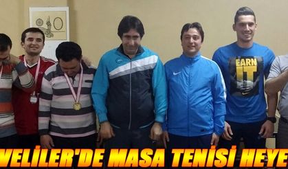 SARIVELİLER'DE MASA TENİSİ HEYECANI