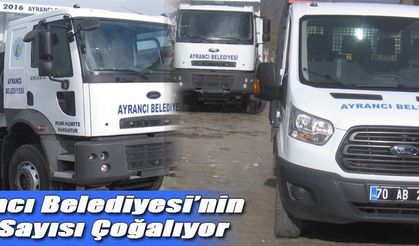 Ayrancı Belediyesi'nin Araç Sayısı Çoğalıyor