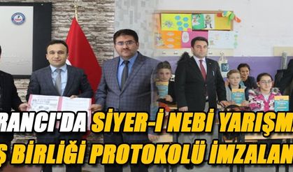 AYRANCI'DA SİYER-İ NEBİ YARIŞMASI İŞ BİRLİĞİ PROTOKOLÜ İMZALANDI