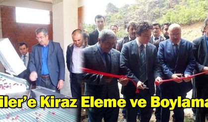 Sarıveliler’e Kiraz Eleme ve Boylama Tesisi