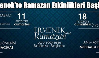 Ermenek’te Ramazan Etkinlikleri Başlıyor