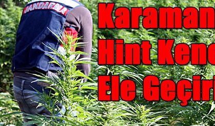 Karaman’da Hint Keneviri Ele Geçirildi