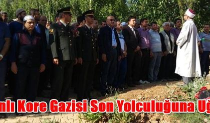 Karamanlı Kore Gazisi Son Yolculuğuna Uğurlandı