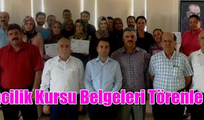 Girişimcilik Kursu Belgeleri Törenle Verildi