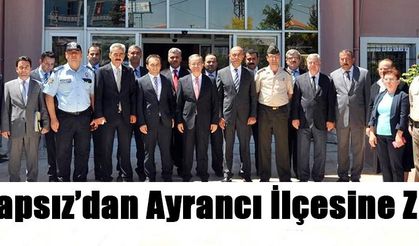 Vali Tapsız’dan Ayrancı İlçesine Ziyaret