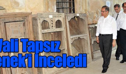 Vali Tapsız Ermenek’i İnceledi