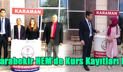 Kazımkarabekir HEM’de Kurs Kayıtları Başladı