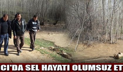 AYRANCI'DA SEL HAYATI OLUMSUZ ETKİLEDİ