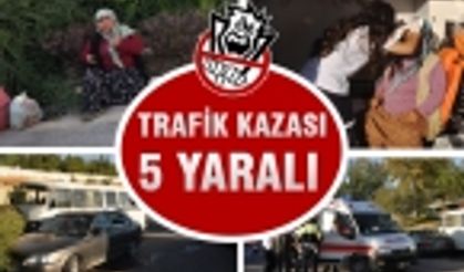 Karaman'da İşçi Minibüsüyle Otomobil çarpıştı 5 yaralı