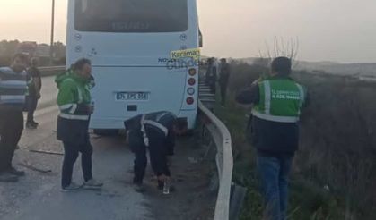 Deprem Bölgesinden Karaman’a Dönüş Yapan Ekip Kaza Geçirdi