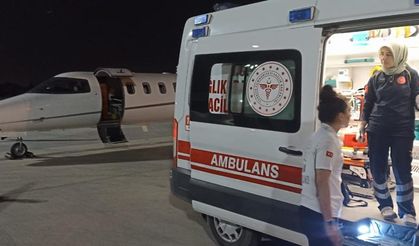 Kıbrıs’ta Kaza Yapan Karamanlı Hasta Ambulans Uçakla Getirildi