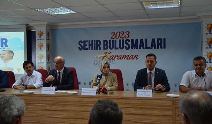 AK Parti TBMM Grup Başkanvekili Usta Karaman'da Partililerle Bir Araya Geldi