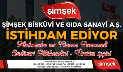Şimşek Bisküvi İstihdama Katkı Sağlıyor