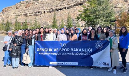 GSB Karaman Yurtlarında Kalan Öğrenciler Karaman’ı Gezdi