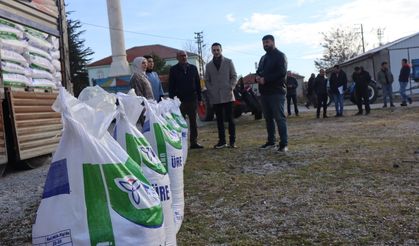 Doğal Afetten Zarar Gören Üreticilere Gübre Desteği