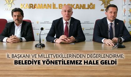 Belediye Yönetilemez Hale Geldi