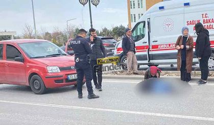 Yolun Karşısına Geçmeye Çalışan Kadına Araba Çarptı