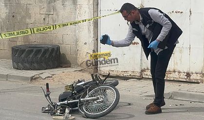 Kontrolden Çıkan Motosiklet Kaldırımdaki Ağaca Çarptı!