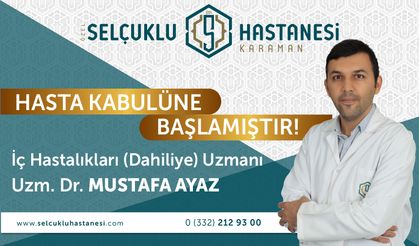 Uzm. Dr. Mustafa Ayaz Hasta Kabulüne Başladı