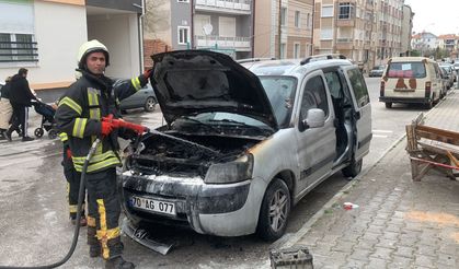 Pazara Gitti, Döndüğünde Aracını Yanmış Halde Buldu