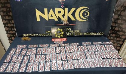 Karaman’da Bin 57 Adet Uyuşturucu Hap Ele Geçirildi