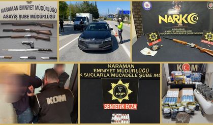Karaman’da Aranan 10 Kişi Tutuklandı