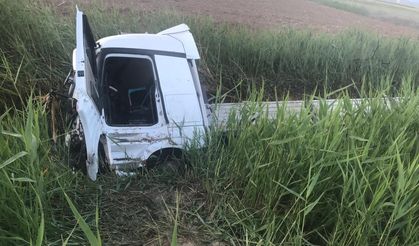 Tır Kanala Uçtu: 1 Ölü, 1 Yaralı