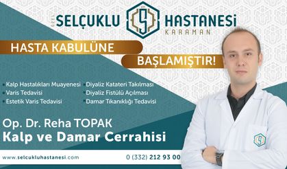 Kalp ve Damar Cerrahı Op. Dr. Reha Topak Hasta Kabulüne Başladı